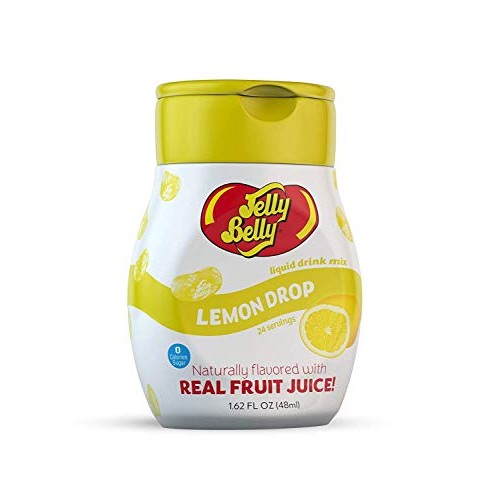 Jelly Belly - Water Enhancer, Lemon Drop 4 Bottles, Makes 96 Fl