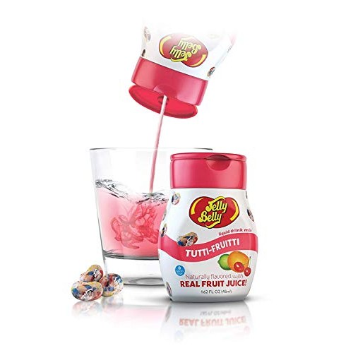 Jelly Belly - Water Enhancer, Tuitti Fruitti 4 Bottles, Makes 9