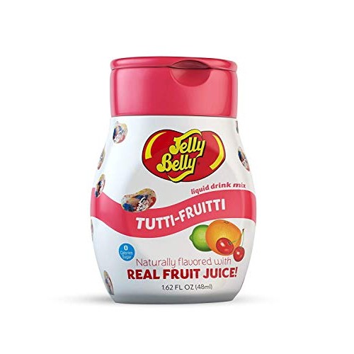 Jelly Belly - Water Enhancer, Tuitti Fruitti 4 Bottles, Makes 9