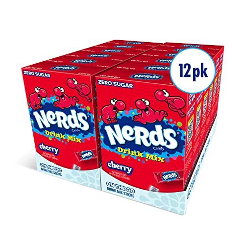 Nerds, Cherry – Powder Drink Mix, Delicious hydration, 12 boxes ...