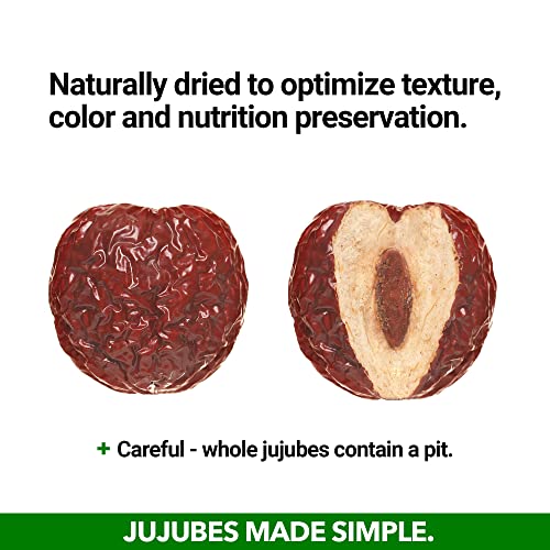 California Grown Superfood | Jujume Organic Whole Jujubes | Drie