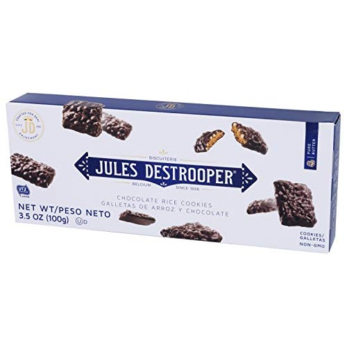 Jules Destrooper Rice Crisp Crunch, Belgian Chocolate Covered Co