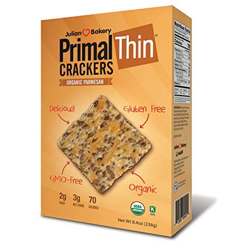 Primal Thin Crackers Parmesanorganiclow Carb, Gluten-Free,