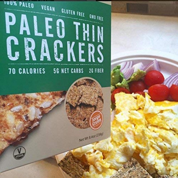Julian Bakery Paleo Thin Crackers | Salt & Pepper | USDA Organic...