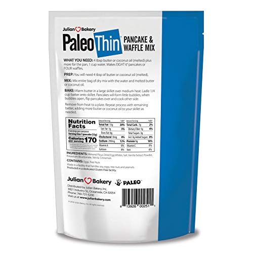 Julian Bakery | Paleo Thin | Pancake | Waffle Mix | Easy To Make