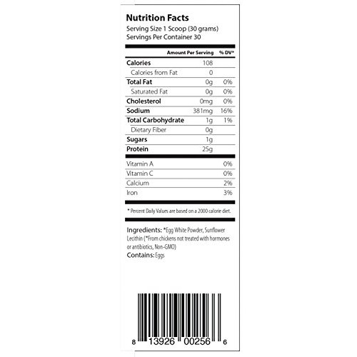 Julian Bakery Paleo Thin Protein Powder | Egg White | Unflavored