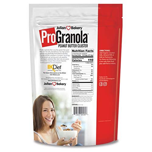 Julian Bakery Progranola Cereal | Peanut Butter Cluster | 12G