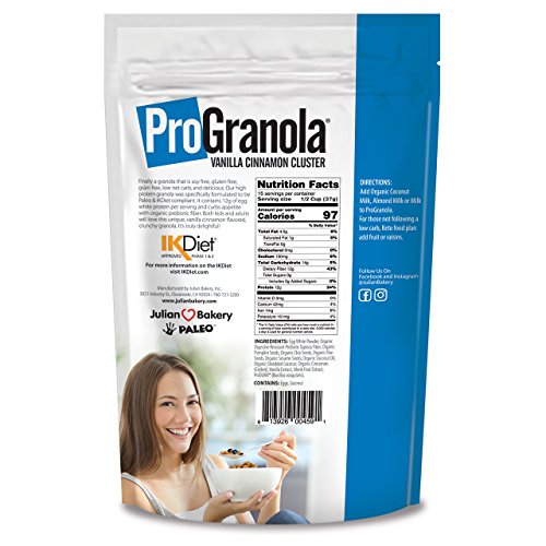 Julian Bakery Progranola Cereal | Vanilla Cinnamon | 12G Protein