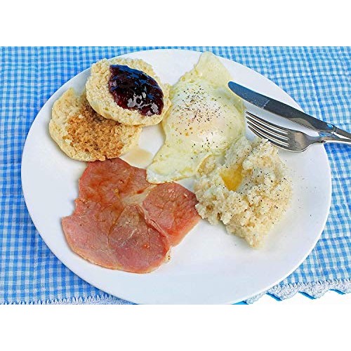 Hickory Smoked Cured Country Ham 8oz Biscuit Slices, Buttermilk ...