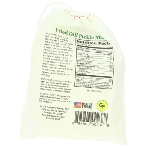 Julias Pantry Fried Dill Pickles Mix, Cloth, 9 Ounce