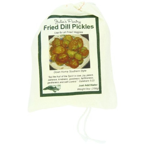 Julias Pantry Fried Dill Pickles Mix, Cloth, 9 Ounce