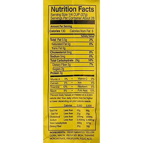 Moss Water Ground Yellow Corn Grits 2 Lbs