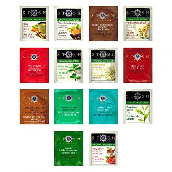 Custom Variety Tea Bags - Stash Tea Sampler Assortment Variety 3...