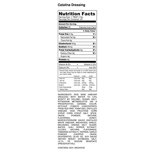 Premium | Catalina Salad Dressing | Low Fat | Cholesterol Free |