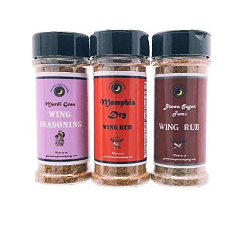 Premium | Chicken &Amp; Wing Seasoning Variety 3 Pack | Mardi Gras W