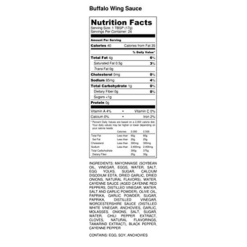 Premium | Chicken Wing Sauce | Variety 4 Pack | Buffalo Wing Sau