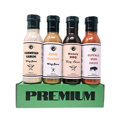 Premium | Chicken Wing Sauce | Variety 4 Pack | Buffalo Wing Sau