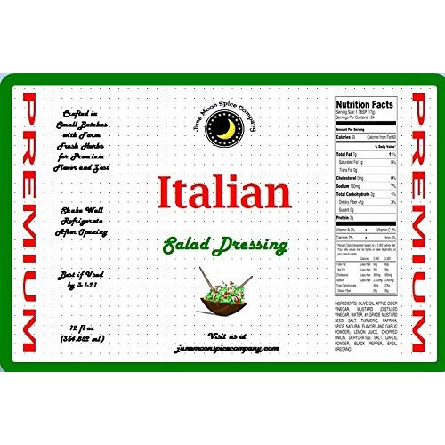 Premium | Italian Salad Dressing | Low Saturated Fat | Cholester