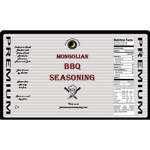 Premium | Mongolian Bbq Seasoning Dry Rub | Large Shaker | Calor