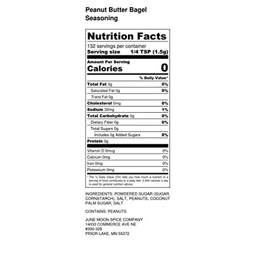 Premium | PEANUT BUTTER Bagel Seasoning | Large Shaker | Crafted...