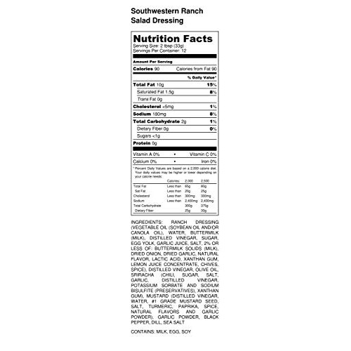 Premium | Ranch Salad Dressing | Variety 2 Pack | Southwest Ranc