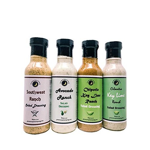 Premium | Ranch Salad Dressings | Variety 4 Pack | Southwest Ran