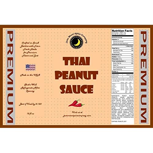 Premium | Thai Peanut Sauce | Crafted In Small Batches With Farm