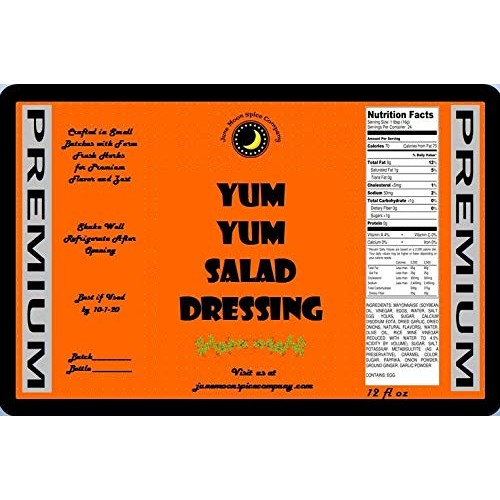 Premium | Yum Yum Salad Dressing | Low Cholesterol | Crafted In