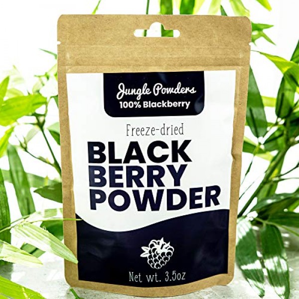 Jungle Powders Blackberry Powder | 3.5oz 100% Natural Non GMO Ve...