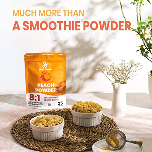 Jungle Powders Peach Powder 3.5Oz, Powdered Freeze Dried Peaches