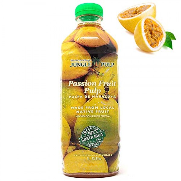 Jungle Pulp PASSION FRUIT Puree Mix Pasteurized Fruit from Costa...