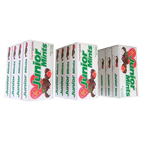 Heart Shaped Junior Mints Theater Boxes, Valentines Chewy Mint F...