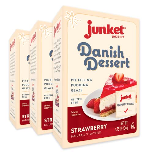 Junket Danish Dessert Strawberry 4.75 Oz Pack Of 3 Junket Danish Dessert Strawberry 4.75 Oz Pack Of 3