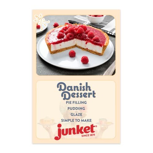 Junket Raspberry Danish Dessert, 4.75 Ounce Pack Of 3