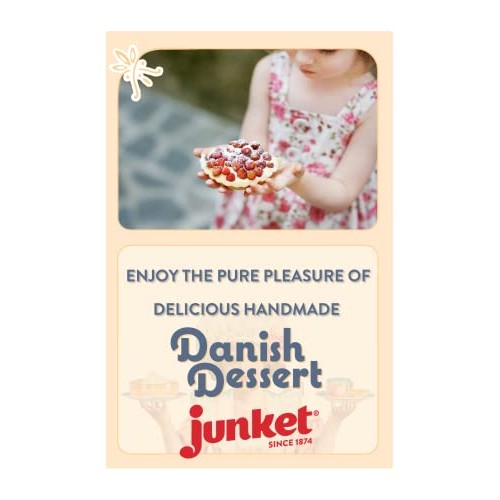 Junket Raspberry Danish Dessert, 4.75 Ounce Pack Of 3