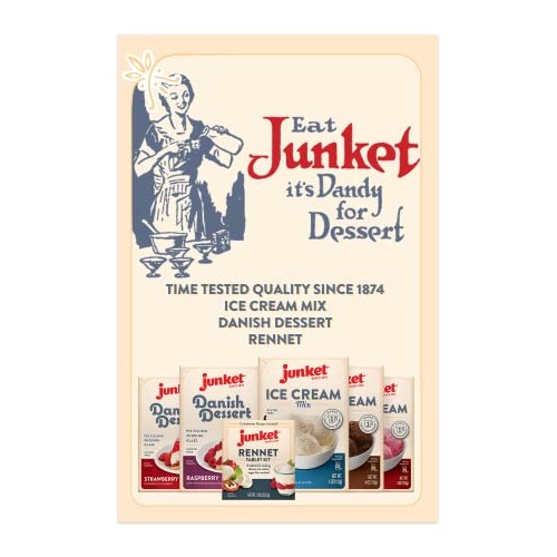 Junket Raspberry Danish Dessert, 4.75 Ounce Pack Of 3