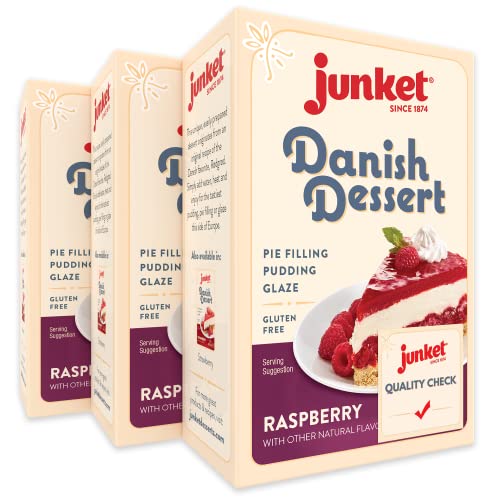 Junket Raspberry Danish Dessert, 4.75 Ounce Pack Of 3