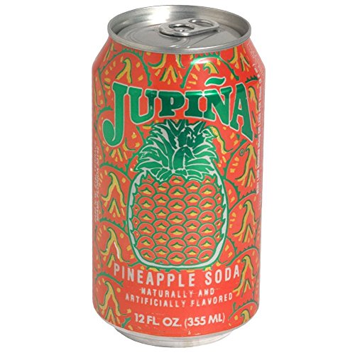 Jupina Pineapple Soda, 12Oz Jar Pack Of 18, Total Of 218 Oz