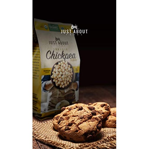 Just About Foods Organic Chickpea Flour 1 Pound Gluten Free Egg