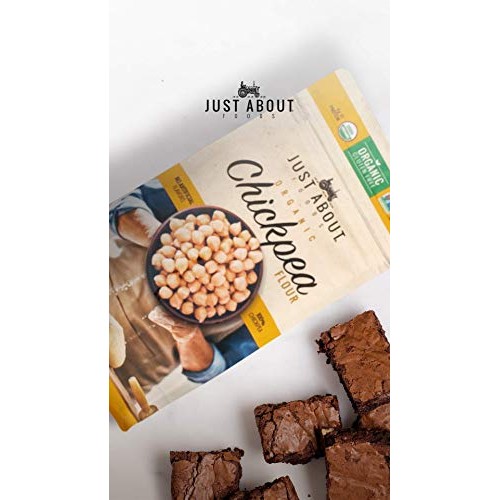 Just About Foods Organic Chickpea Flour 1 Pound Gluten Free Egg