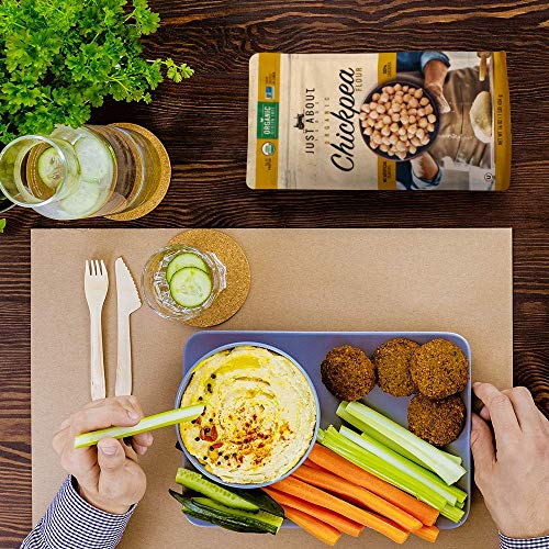Just About Foods Organic Chickpea Flour 1 Pound Gluten Free Egg