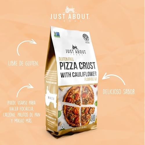 Gluten Free Pizza Crust with Cauliflower Flour | Vegan | Easy to...