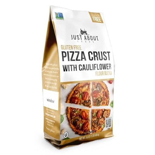 Gluten Free Pizza Crust with Cauliflower Flour | Vegan | Easy to...