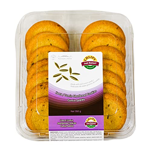 Crispy Just Baked Cumin Zeera Shortbread Cookies