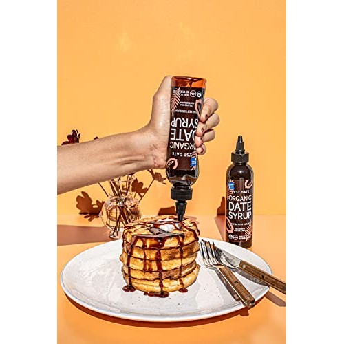 Just Date Syrup - The Better Sugar 2-Pack Squeeze - Organic, Low