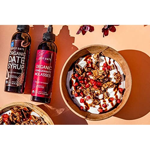 Just Date Syrup - The Better Sugar 2-Pack Squeeze - Organic, Low