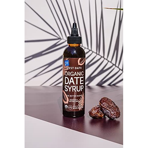 Just Date Syrup - The Better Sugar 2-Pack Squeeze - Organic, Low