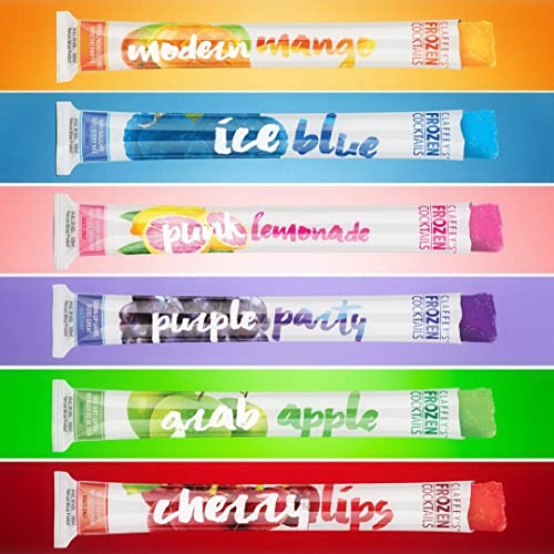 Just Grown Claffeys Freezer Pop Cocktails Variety Pack, 2oz 12 C...