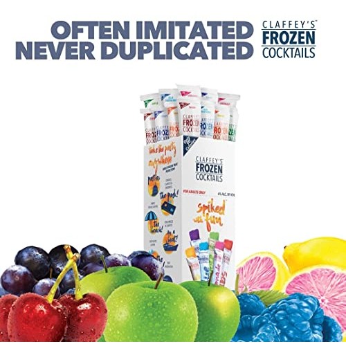 Just Grown Claffeys Freezer Pop Cocktails Variety Pack, 2oz 12 C...