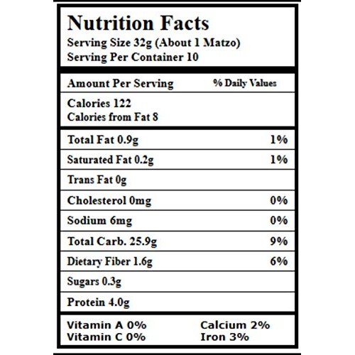 Kemach Kosher Organic Spelt Matzo Crackers 10.5Oz Exclusively So